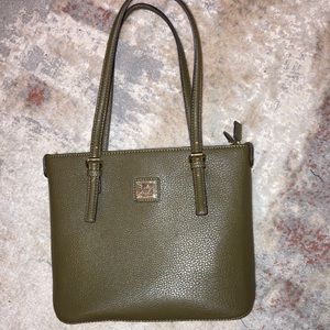 Anne Klein Olive green tote purse